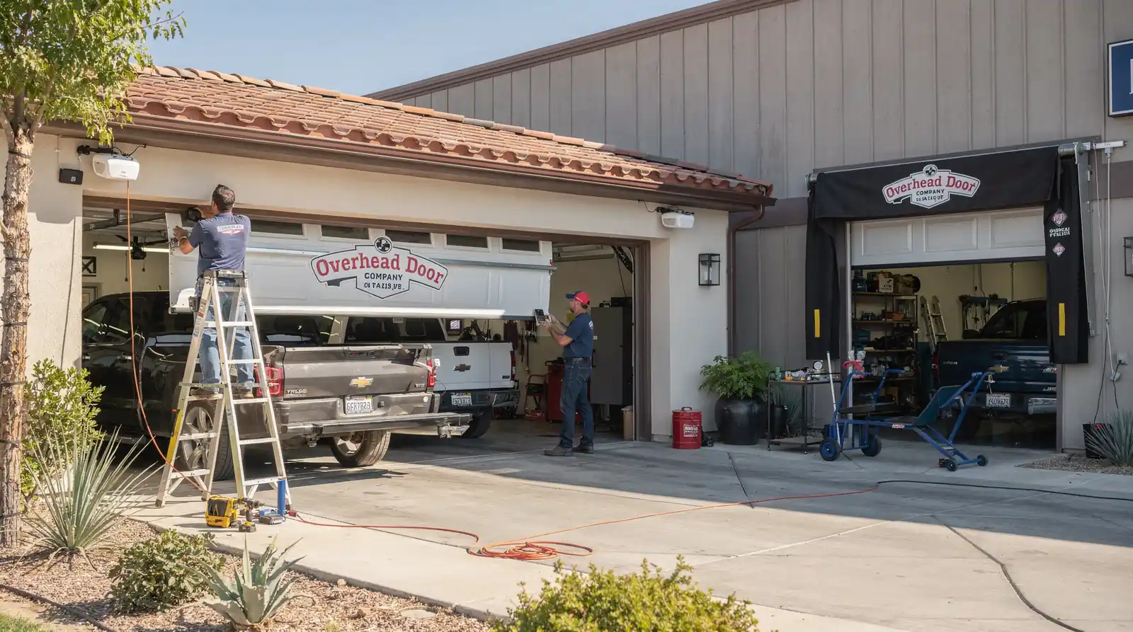 Auto-reversal, photoelectric sensors, and a manual release cord are essential safety features required on garage